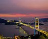 Puente al atardecer, Hong Kong