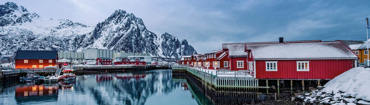 Bay of Slvolvaer Lofoten Islands Norway