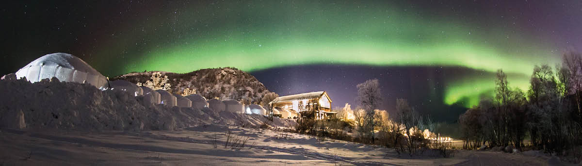 Norway - Aurora Borealis - Northern Lights - Snow Hotel Kirkenes