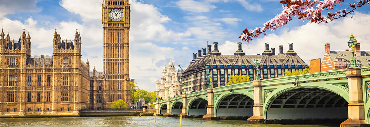 Big Ben and westminster bridge in London