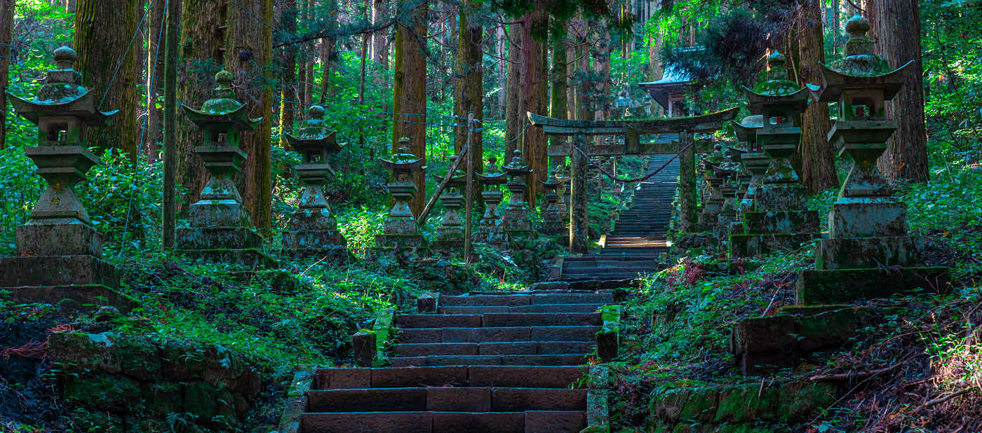 shrine in the forest, Aso, Kumamoto