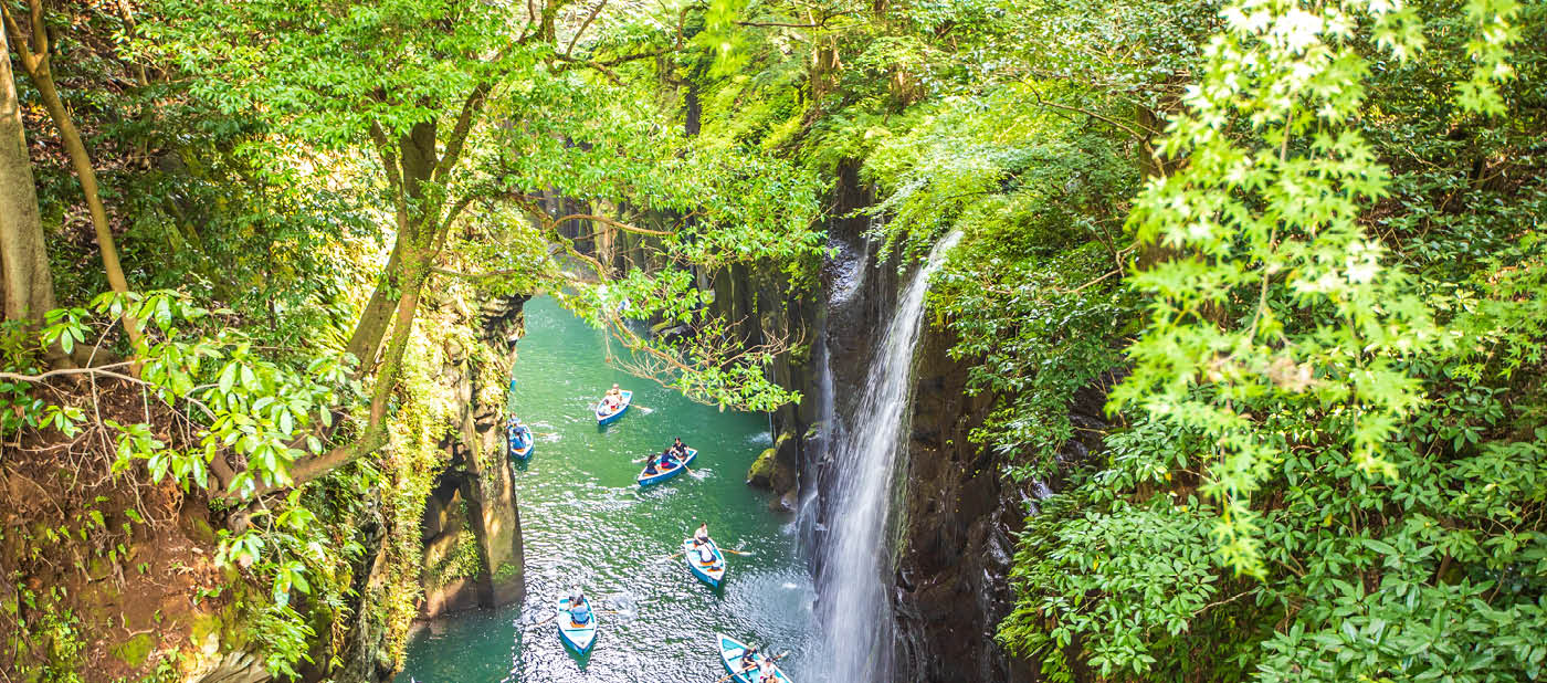 Scenery of Takachiho Gorge, Miyazaki Prefecture