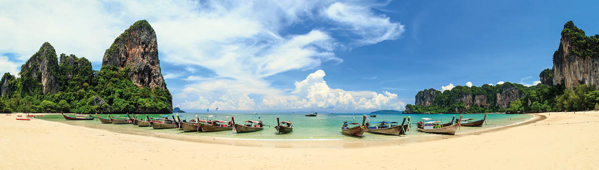 Railay beach, Krabi, Andaman sea Thailand