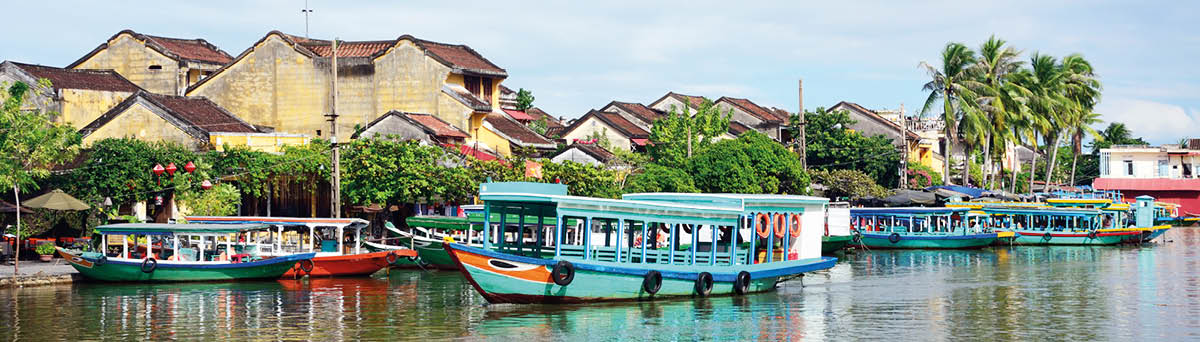 Old town of Hoi An, Vietnam  UNESCO World Heritage Site  Composite photo