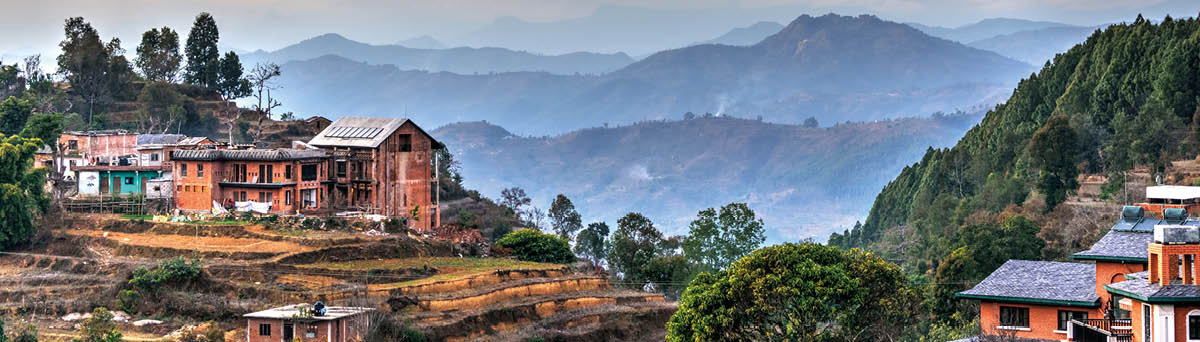 Bandipur village in Nepal, HDR photography