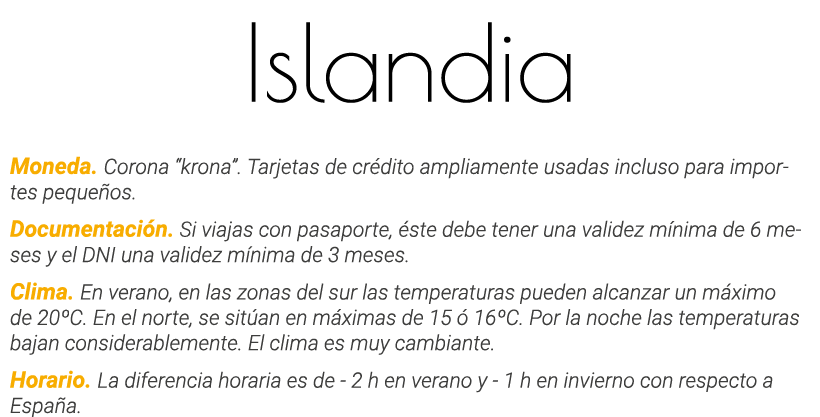 Islandia Moneda  Corona  krona   Tarjetas de crédito ampliamente usadas incluso para importes pequeños  Documentación   
