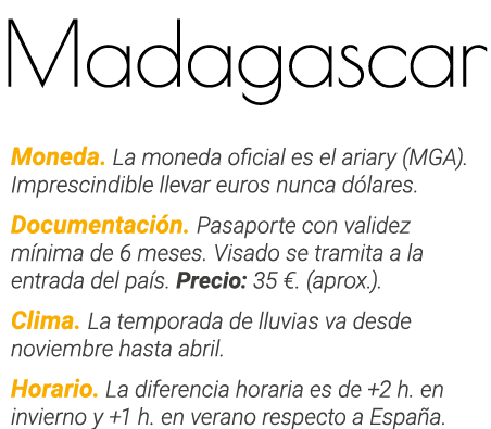 Madagascar Moneda  La moneda oficial es el ariary (MGA)  Imprescindible llevar euros nunca dólares  Documentación  Pa   